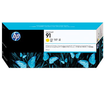 HP No.91 3-Pack Yellow Ink Cartridge